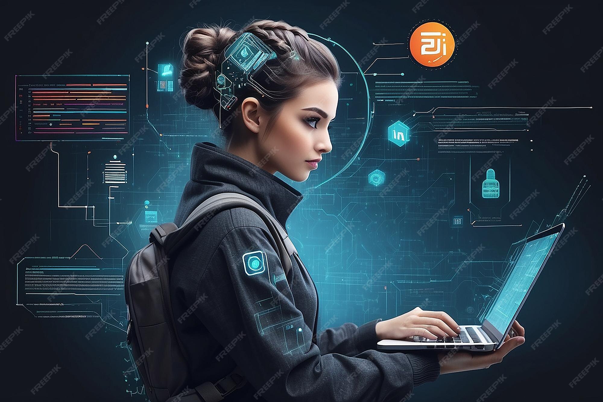 HTML and CSS Collage Concept with Person Programming and API ...