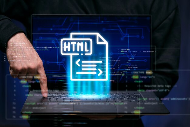 Sistema html per il concetto di siti web