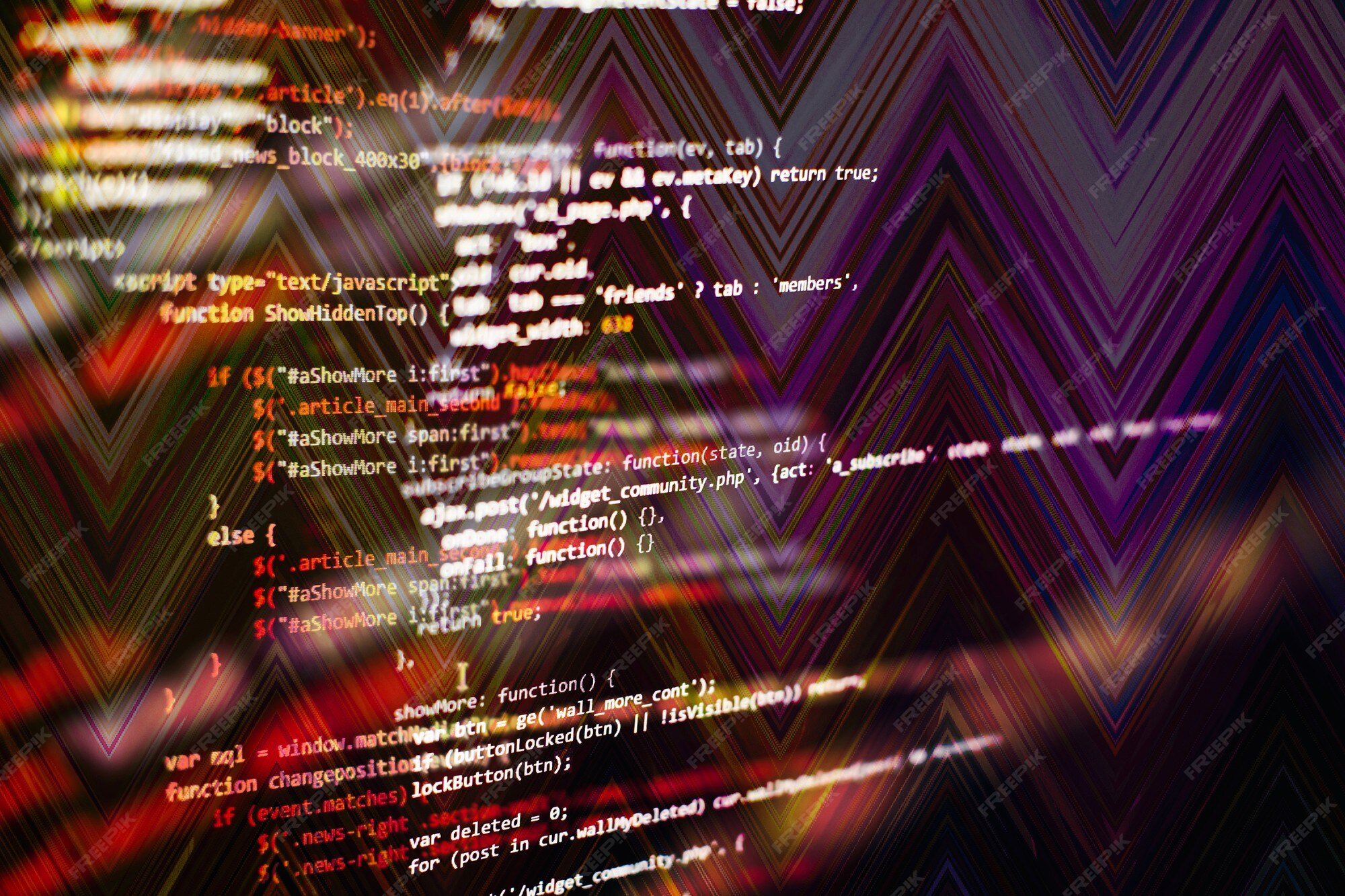 Premium Photo | Html5 in editor for website development. website html ...