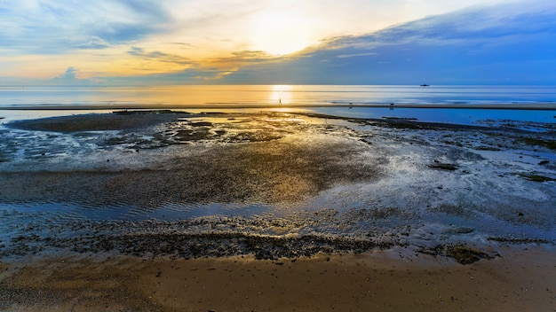 Hua hin beach in the morning