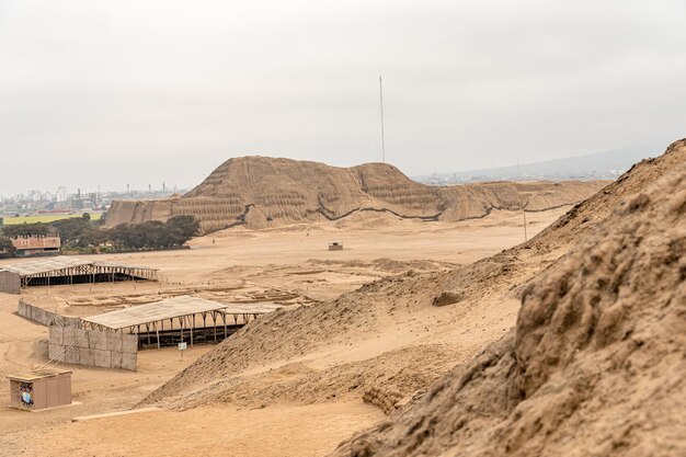 Huaca de la Luna archaeological site in Peru near Trujillo