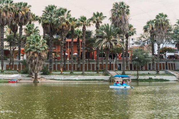 Huacachina lagoon at Ica Peru