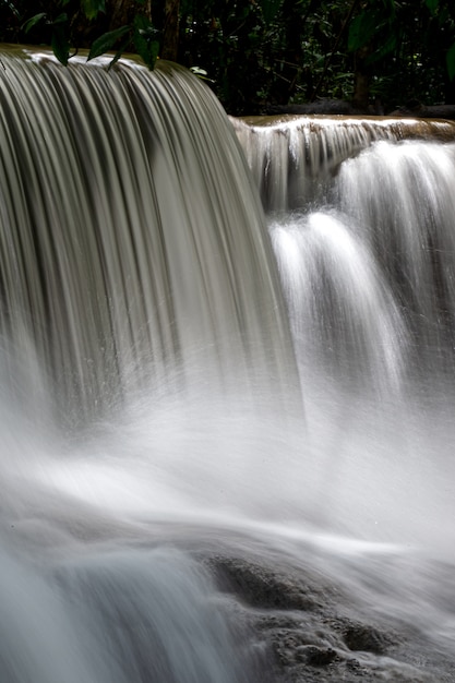 Huai Mae Khamin Waterfall in Thailand