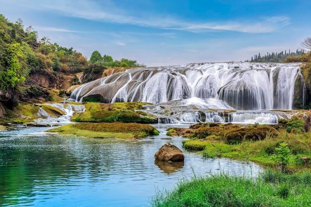 Huangguoshu Waterfall in Guizhou Province China