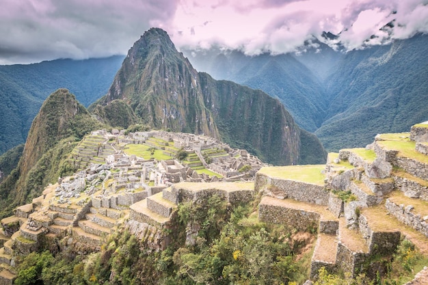 Photo huayna picchu against sky