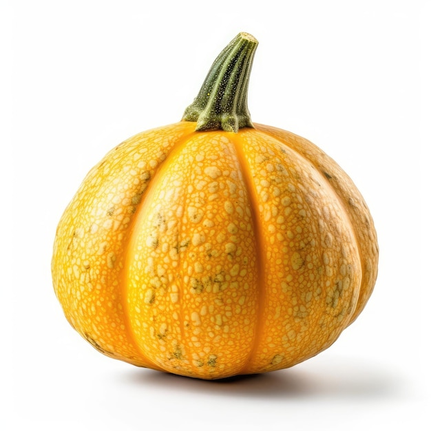 Hubbard Squash isolated on white background generative AI