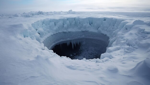 Huge hole in the antarcitcan ice