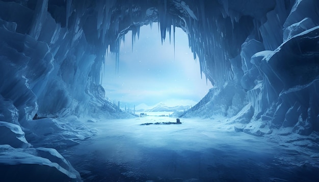 写真 南極の氷に巨大な穴が開いた
