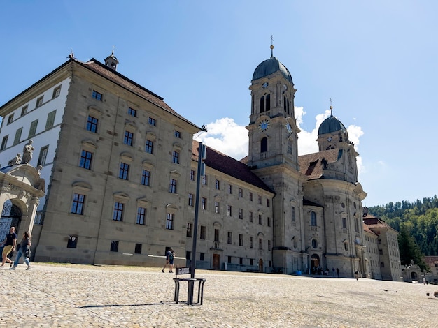 The huge monastery of Einsiedeln
