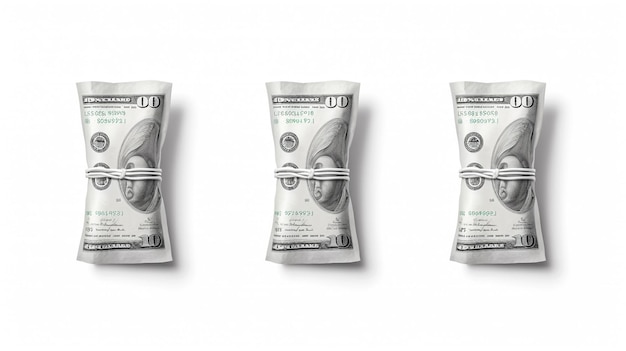 Photo huge pile of money studio photography of american moneys of hundred dollar