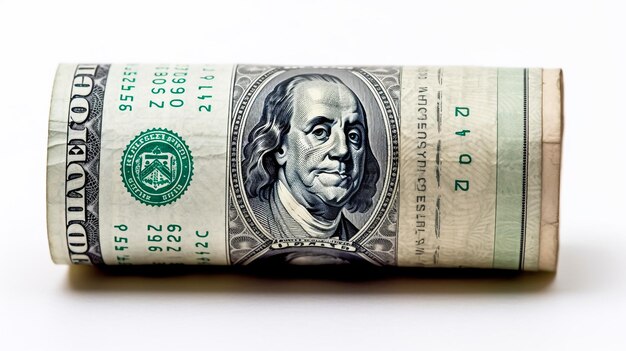 Photo huge pile of money studio photography of american moneys of hundred dollar