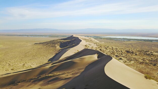Huge sand dunes of Kazakhstan