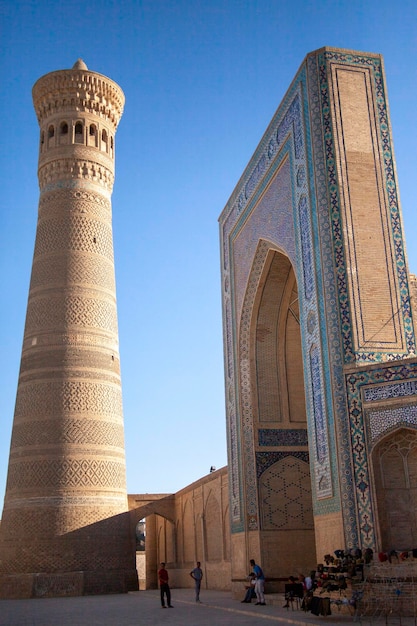 Huge structures near bukhara castle