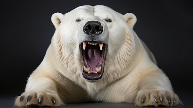 Huge Toy White Bear Background Image