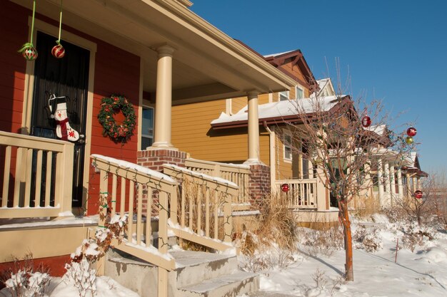 Huis ingericht voor wintervakanties.