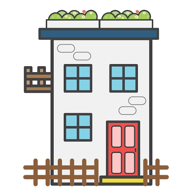 Huis png illustratie doorzichtige achtergrond