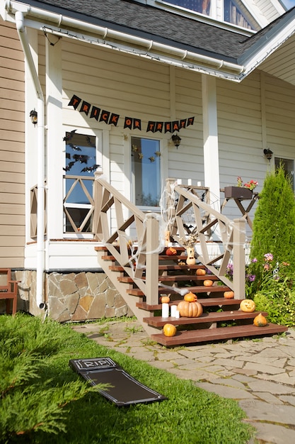 Foto huisdecoraties voor halloween