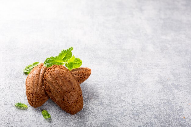 Huisgemaakte chocoladekoekjes Madeleine