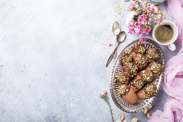 Huisgemaakte chocoladekoekjes Madeleine