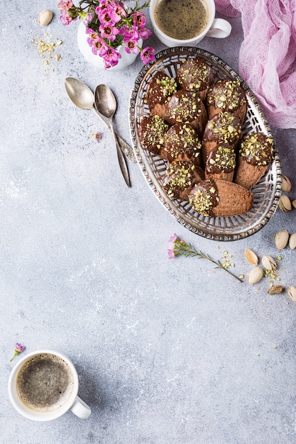 Huisgemaakte chocoladekoekjes Madeleine