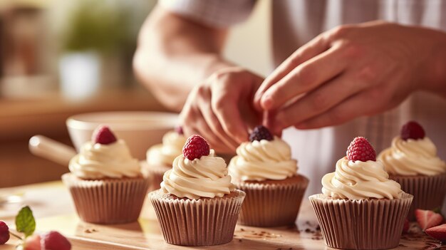 Huisgemaakte cupcakes