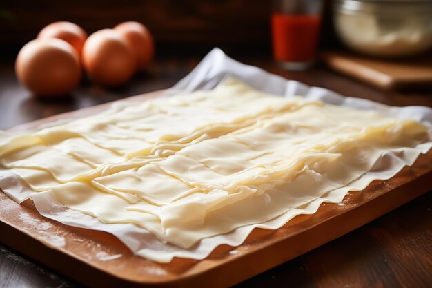 Huisgemaakte lasagne lakens Italiaans recept