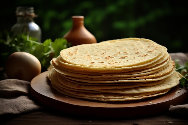 Huisgemaakte maïs tortillas