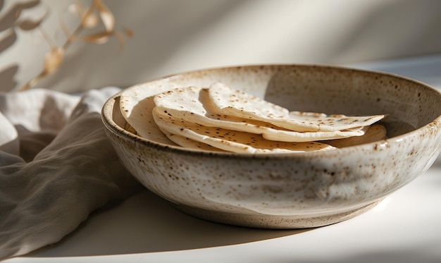 Huisgemaakte tarwe tortillas pita brood tortilla pita met ingrediënten voor het koken