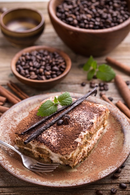 Foto huisgemaakte tiramisu