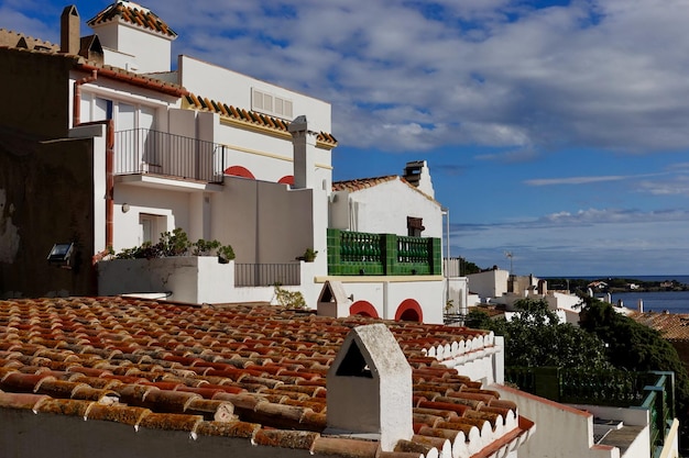 Huizen in Cadaques, Spanje