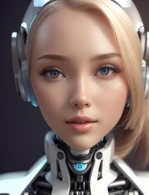 Humain Ai girl robot