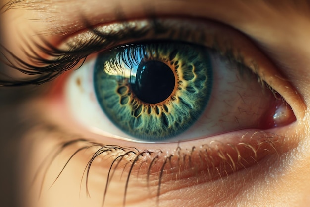 human eye close up concept