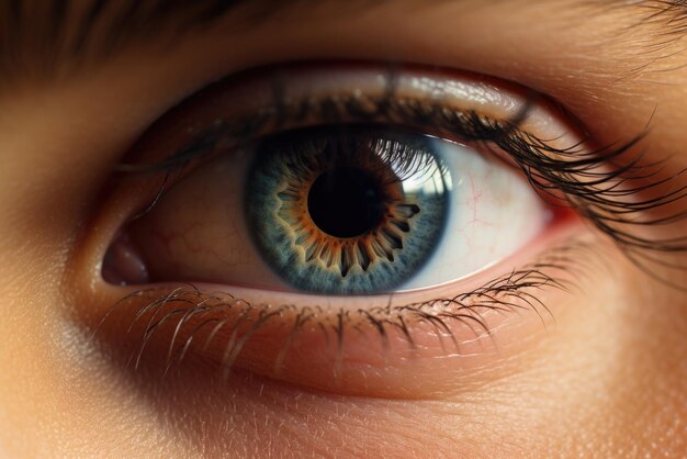 human eye close up concept