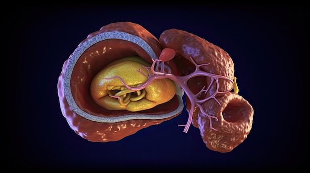 Human Gallbladder and Pancreas Anatomy