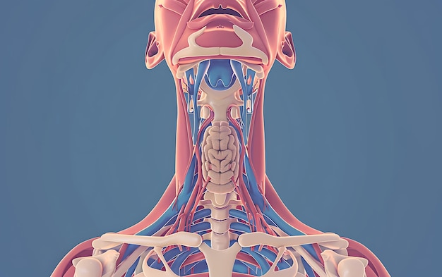 a human head with the muscles labeled