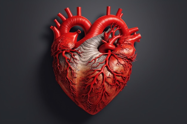 Premium AI Image | The human heart Heart diseases Pacemaker Heart ...