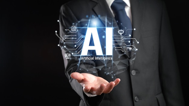 human interact with ai artificial intelligence brain process generative ai faas