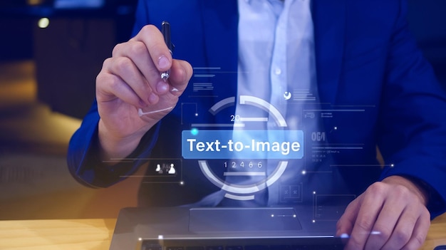 인공지능 (AI) 의 개념에서 인간과 상호 작용하는 가상 어시스턴트 채팅 