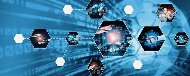 human interact with ai artificial intelligence virtual assistant nlp robot
