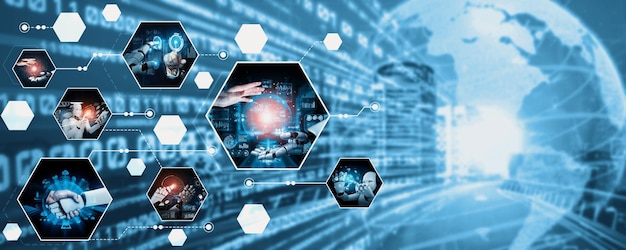 human interact with ai artificial intelligence virtual assistant nlp robot