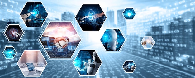 human interact with ai artificial intelligence virtual assistant nlp robot