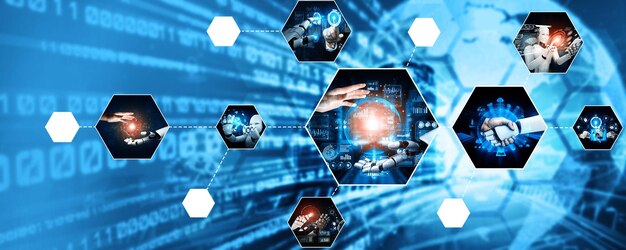 human interact with ai artificial intelligence virtual assistant nlp robot