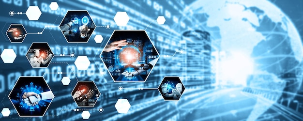 human interact with ai artificial intelligence virtual assistant nlp robot