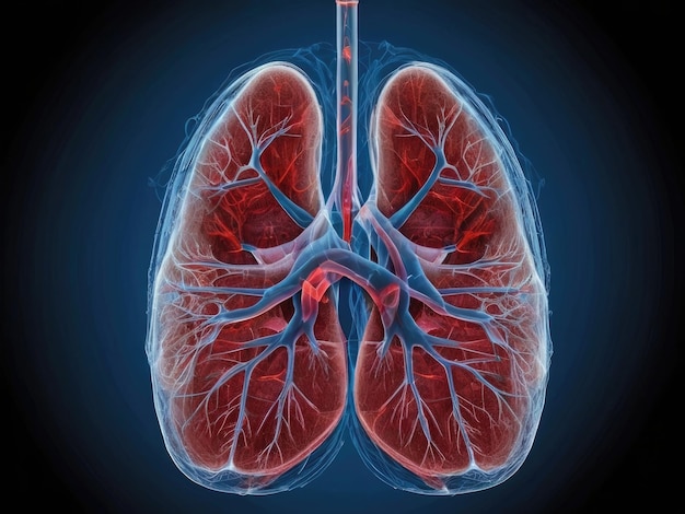 Human Lungs Human Respiratory System Anatomy For Medical Concept