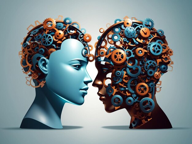 Human Minds in Motion r of Gears with Linked Human Heads