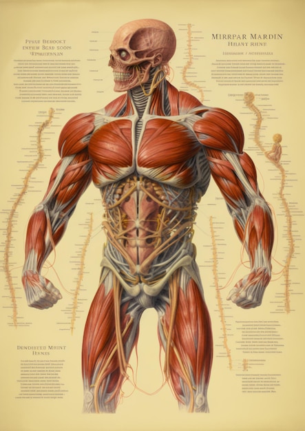 Photo human muscles