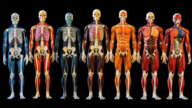 The human muscular system