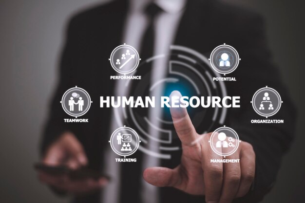 Human Resources HR-management Werving Werkgelegenheid Headhunting Concept