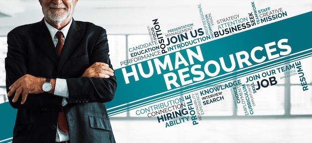 Photo human resources and people networking concept uds