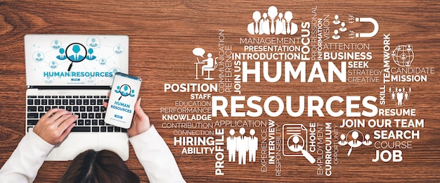 Human Resources and People Networking Concept